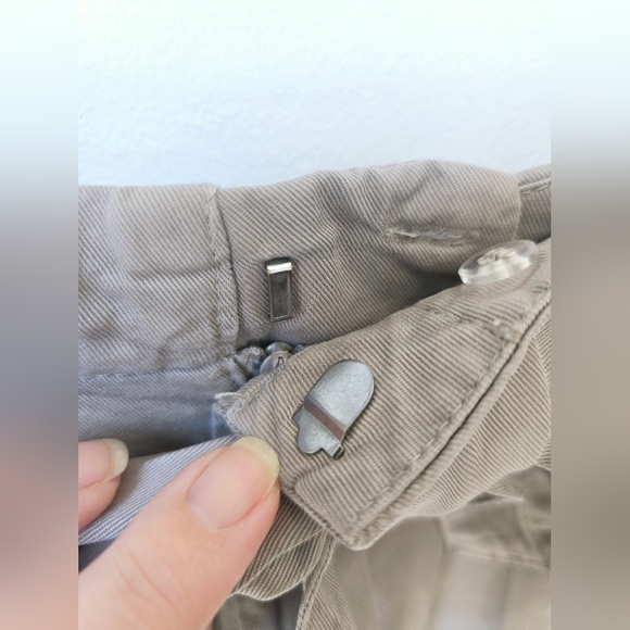 VERO MODA Mushroom Brown Grey Tan  Shorts with Tie Waist Size M - Picture 6 of 9